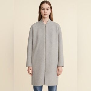 OAK + FORT Light wool blend coat